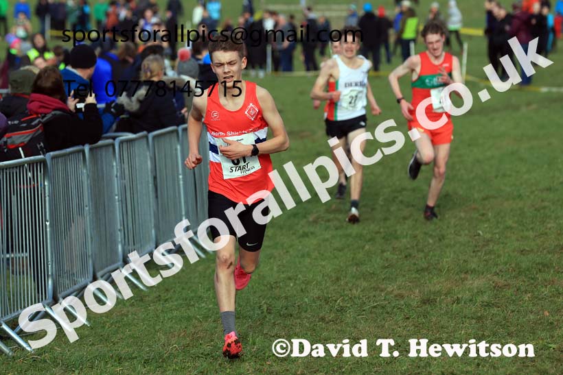 Mens Under-17s 2024 Northern Cross Country Champs., Sedgefield. Photo: David T. Hewitson/Sports for All Pics